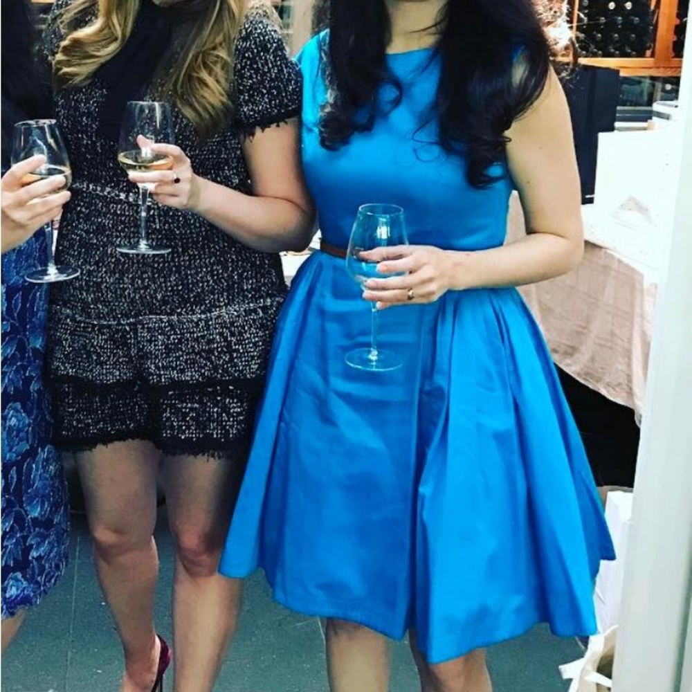Blue Ted Baker Cocktail Dress